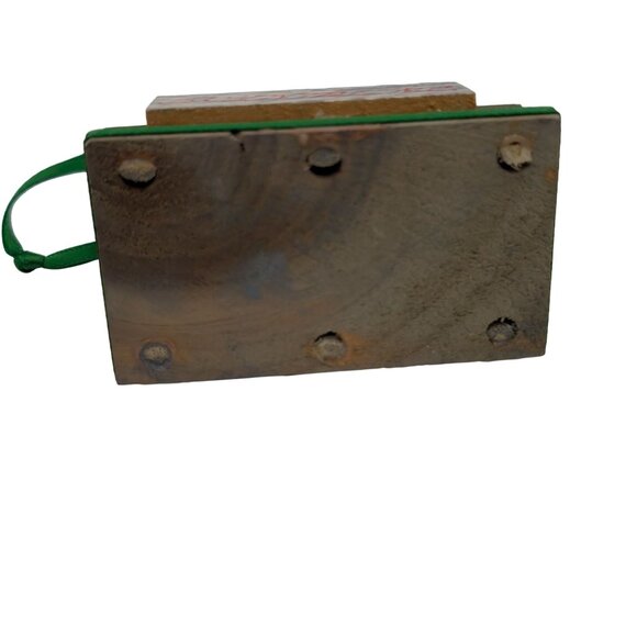 Handmade Ornament Miniature NC Town Seagull  wood Lobster Crab metal trap 2.8" - Picture 3 of 11